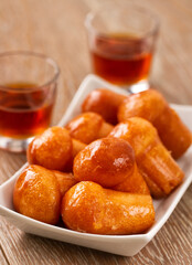 Neapolitan Baba Au Rum. High quality photo