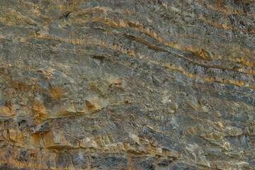 石テクスチャー 断層のある灰色の岩
