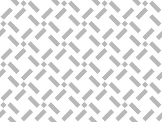 Abstract geometric pattern. A seamless vector background. White and gray ornament. Graphic modern pattern. Simple lattice graphic design.
