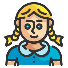 pigtail fill outline icon