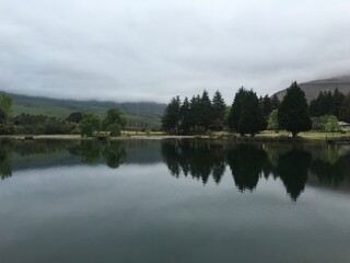 Kamberg, Berg, Drakensberg, KwaZulu Natal, South Africa, berg lake and mountains