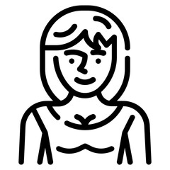 woman outline icon