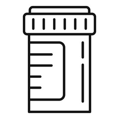 Antidepressants icon, outline style
