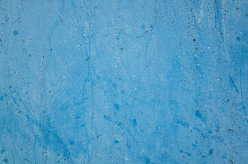 rusty metal dirty wall in blue color