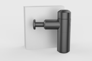 Massage Gun for Muscles Deep Tissue, Percussion Massager and Muscle Massager Handheld, Hypervolt Massage Device, Back and Shoulder Massager, Quiet Glide Technology . 3d illustration