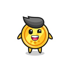illustration of an medal character with awkward poses
