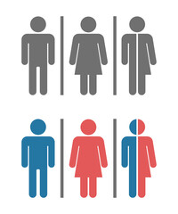 person man woman transsexual sign