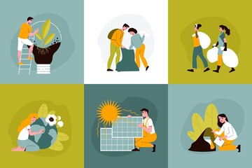 Fototapeta premium Ecology Design Concept