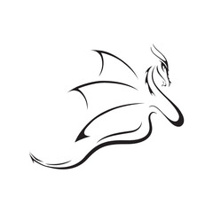 stylized dragon illustration 