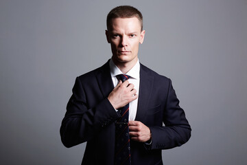 Formal style Handsome Man. Buisnessman. Boss