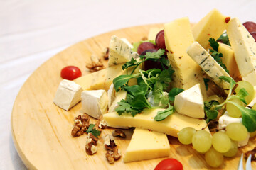 cheese collection background