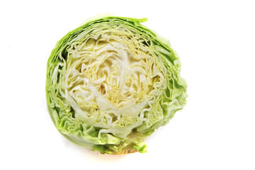 fresh cabbage isolated