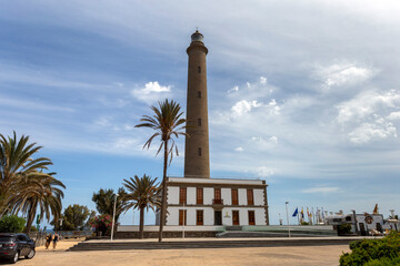 Maspalomas Lighthouse in Gran Canary, Spain