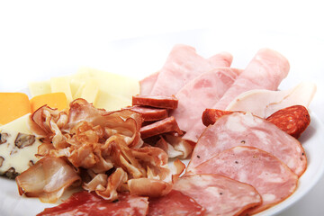salami and cheese delicious appetizer