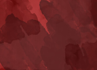 Czerwone akwarele na czerwonym tle. Abstrakt