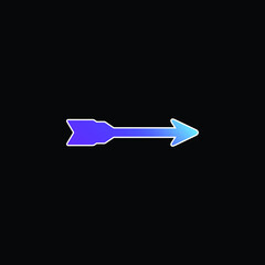 Arrow blue gradient vector icon