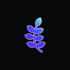 Branch blue gradient vector icon