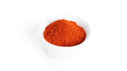 Paprika isolated on a white background. Spices.