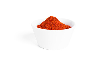 Paprika isolated on a white background. Spices.