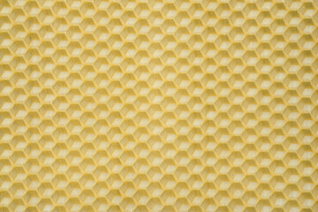 Natural beeswax. Honeycombs bee background. Wax base for honey bee rebuilding.