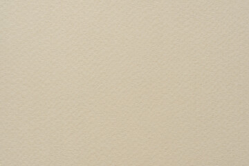 Beige paper texture. Paper sheet for painting and drawing close up.