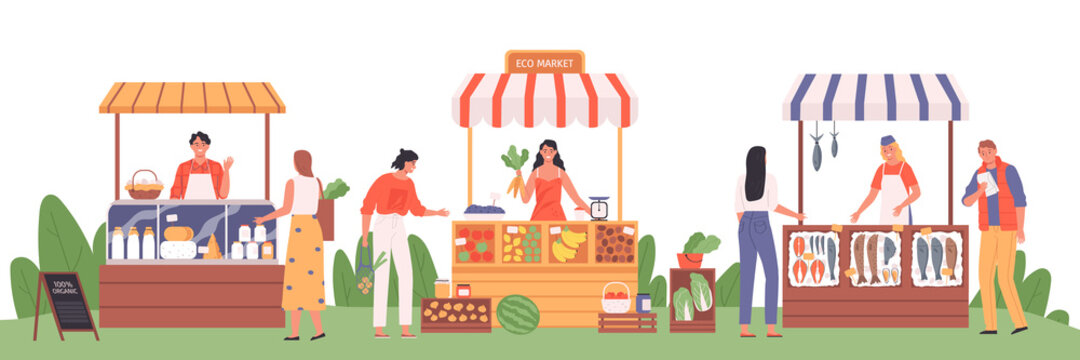 Eco Market Illustration