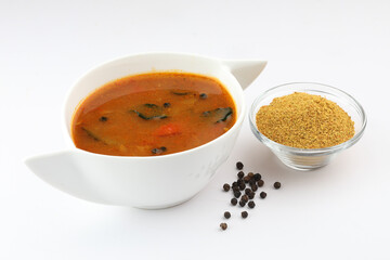 Rasam or tomato Saar, A souh Indian food