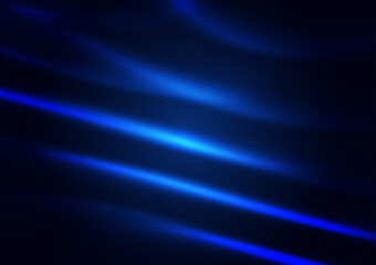 Fototapeta premium Abstract wavy line vector illustration in blue color tone