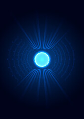 Vector design illustration,abstract background, futuristic technology concept