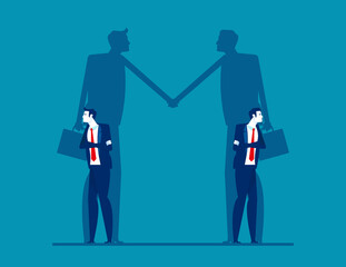 Business conflicts but also cooperate with each other