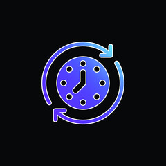 Adjust blue gradient vector icon