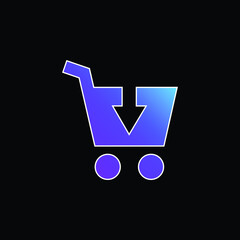 Add To Cart blue gradient vector icon