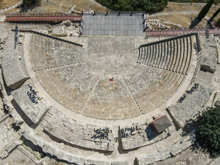 The Greco-Roman theatre of Kourion on Cyprus island