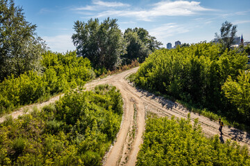 path in the mountains
