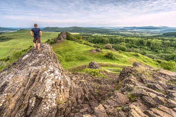 die Helfensteine in Nordhessen (Selfie!) 