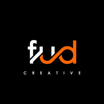 FUD Letter Initial Logo Design Template Vector Illustration