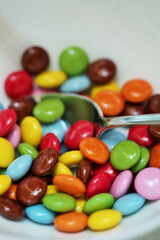 トッピングのチョコレート