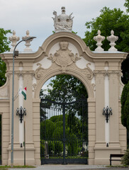Obraz premium landscape with Festetics Palace in Keszthely - Hungary