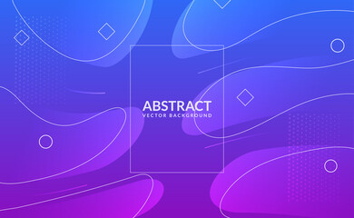 Abstract blue green gradient wavy geometric technology background modern with colorful style gradient color and element. landing page, cover page, banner, poster. Eps10 vector