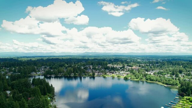 Martha Lake Washington Aerial View