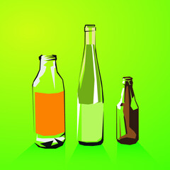 Bouteilles verre