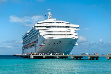 Grand Turk Island Moored Cruise Ship