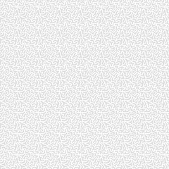 Vector seamless pattern with abstract shapes - white and gray design. Endless trendy background - textile fashion texture