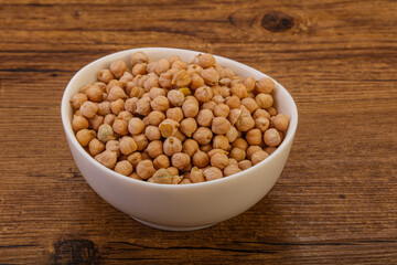 Vegan cuisine - Dry chickpea heap