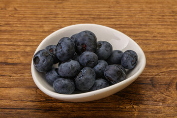 Ripe sweet tasty blueberries heap
