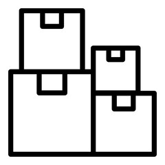 Perfectionism parcel icon. Outline Perfectionism parcel vector icon for web design isolated on white background