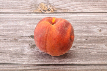 Fresh ripe sweet peach fruit