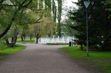 walkpath in the park