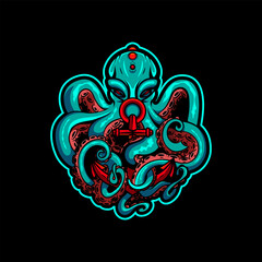 KRAKEN ESPORT LOGO DESIGN. © Andco Studio