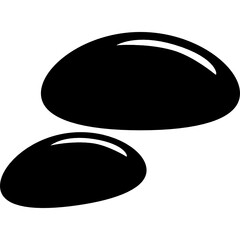 scrub stone glyph icon